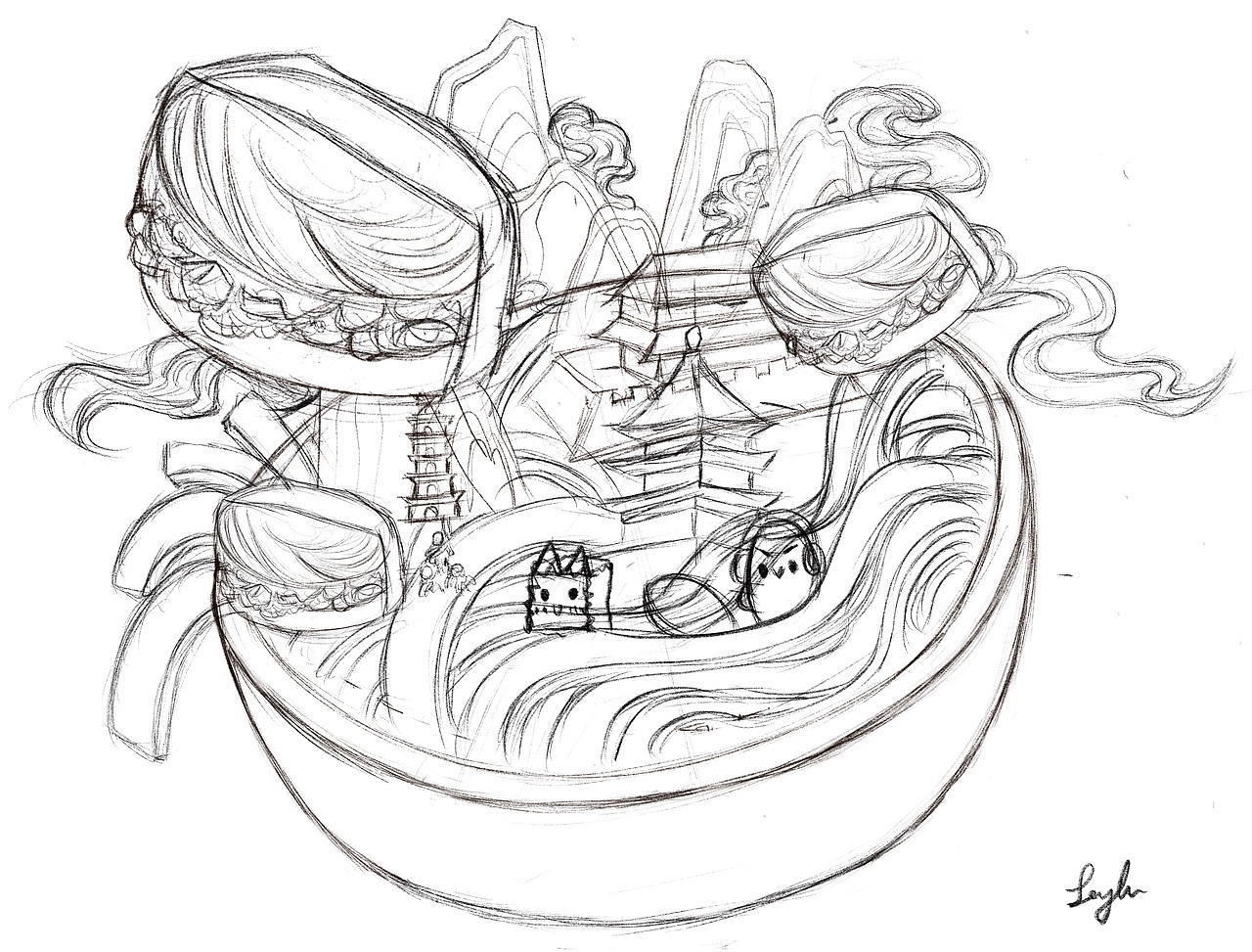 西安味道凉皮肉夹馍