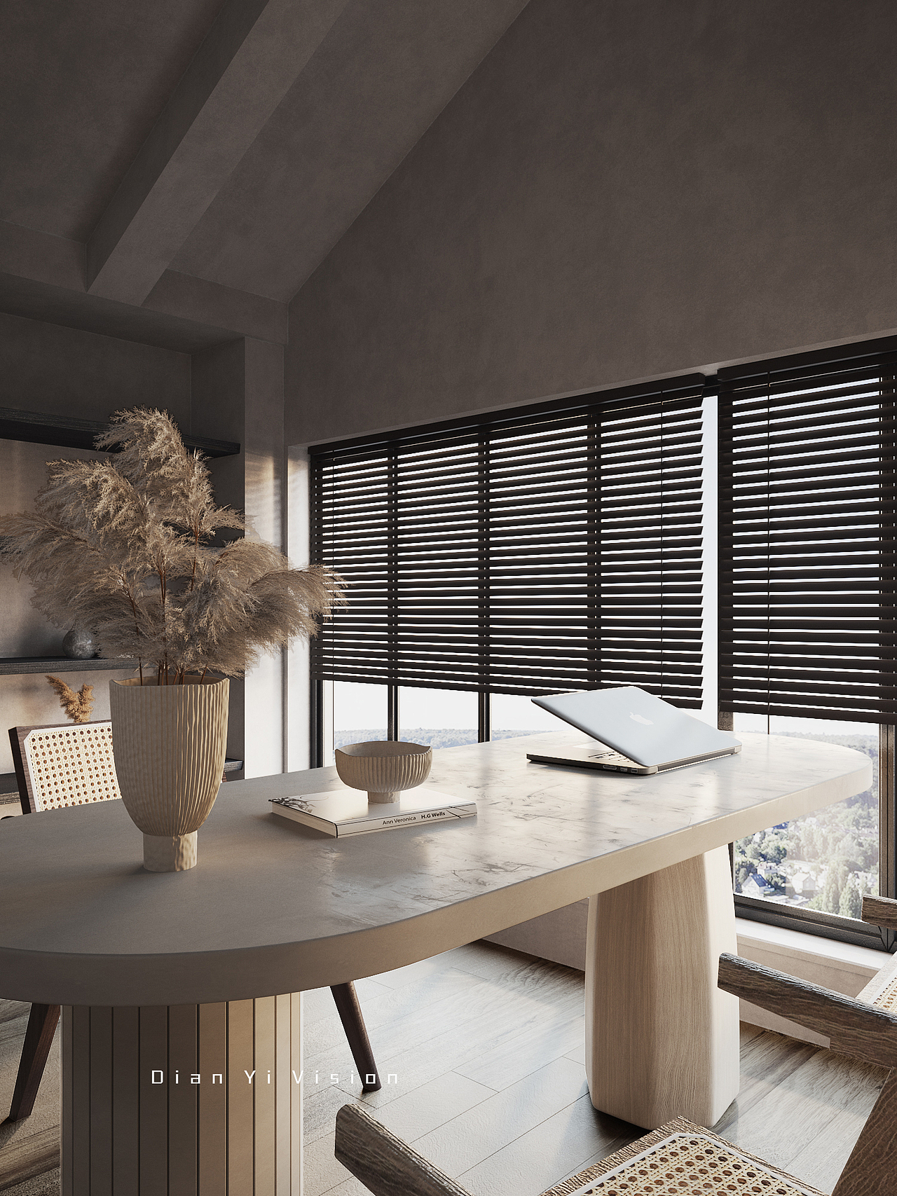 诧寂风家装空间效果表现