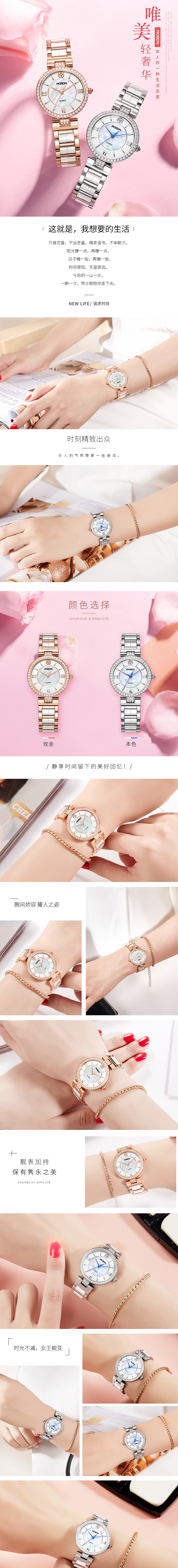 劳士顿手表详情女表详情3637