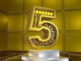 C4D机械金属数字系列-5