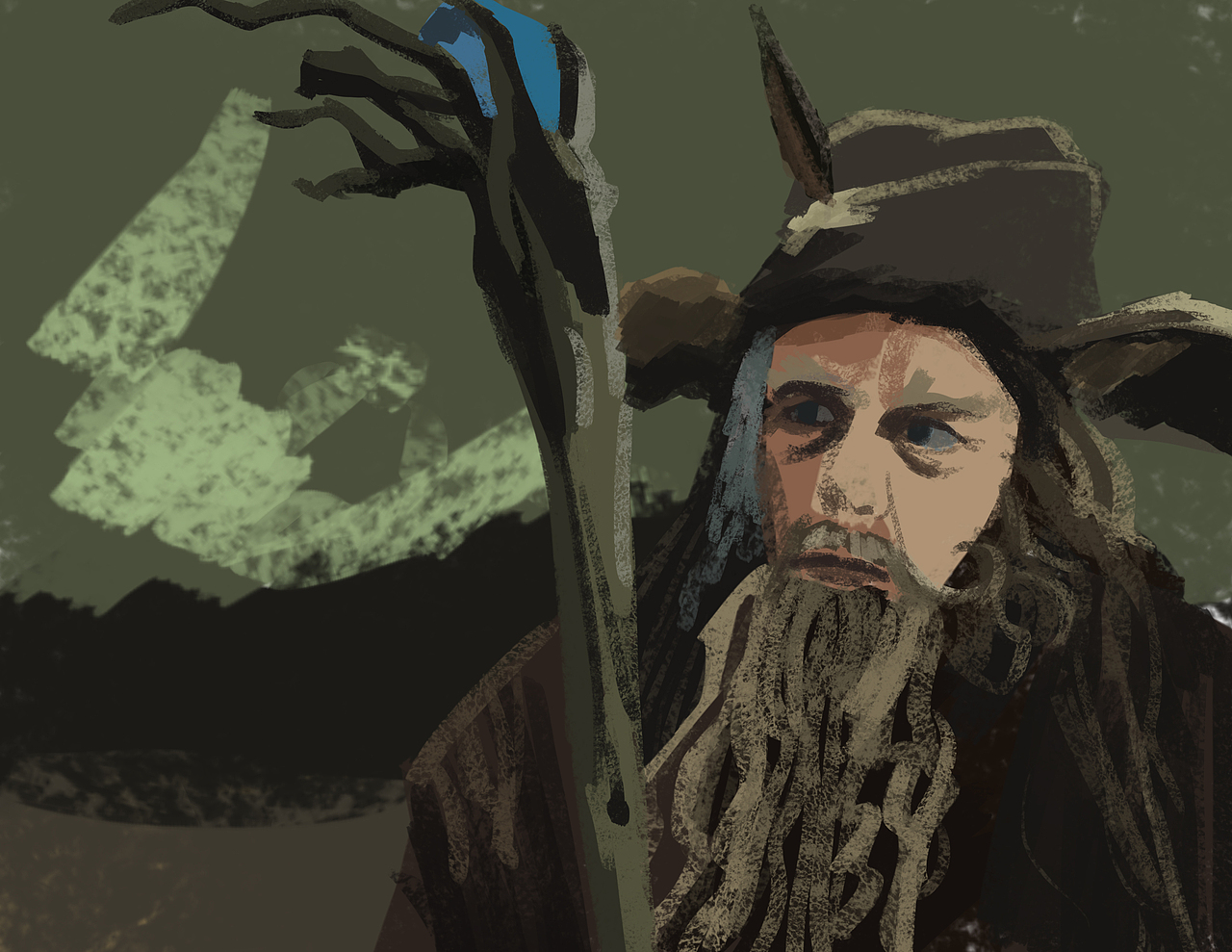 霍比特人褐袍巫师瑞达加斯特