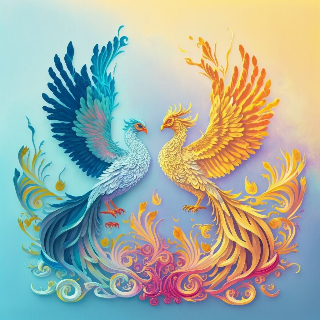 剪纸艺术----双凤舞九天（图ZMzIyNDcwMTc2） - 绘画 - 站酷设计师RROOBBOOTT原创素材 - 站酷ZCOOL