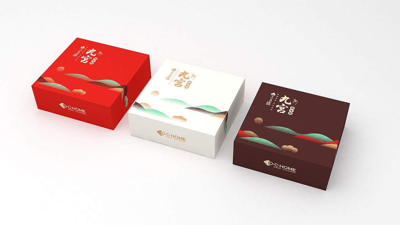 饼干包装零食包装曲奇饼干盒子包装盒电商淘宝天猫包装c4d建模渲染