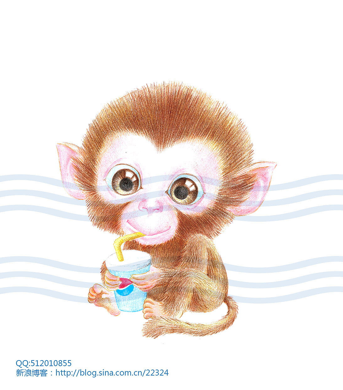 彩铅萌宠系列（已商用）（图ZNzUxOTgxODg=） - 商业插画 - 站酷设计师水白色绘坊原创素材 - 站酷ZCOOL