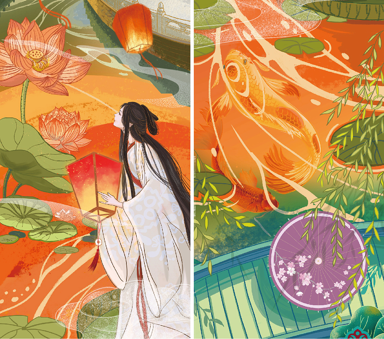 非遗城市插画1（图ZMjYzNTAyMzk2） - 海报 - 站酷设计师zoezuwei原创素材 - 站酷ZCOOL