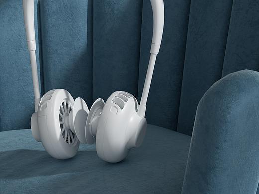 头戴式风扇及一些场景渲染（个人主页-ZNDUxODk0MDQ=） - 产品 - 站酷设计师95DYY原创素材 - 站酷ZCOOL