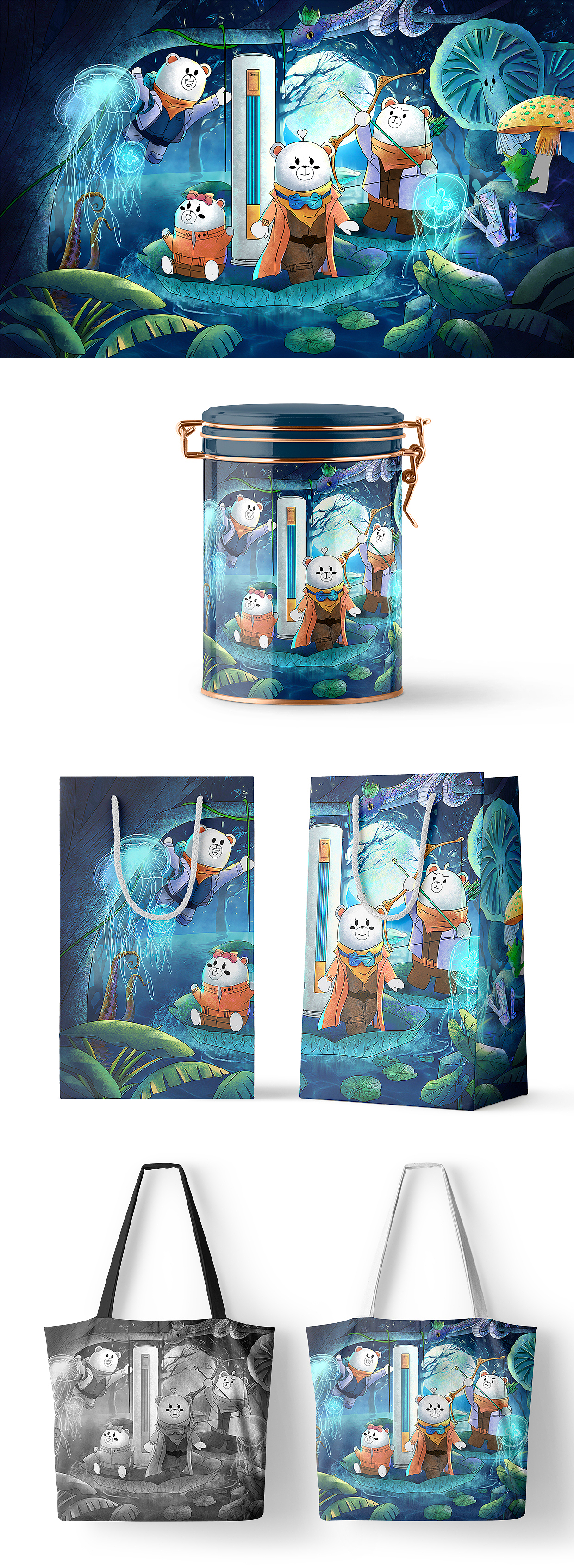 丛林探险（图ZMTU0OTYwMjg0） - 图案 - 站酷设计师榴莲FANG原创素材 - 站酷ZCOOL