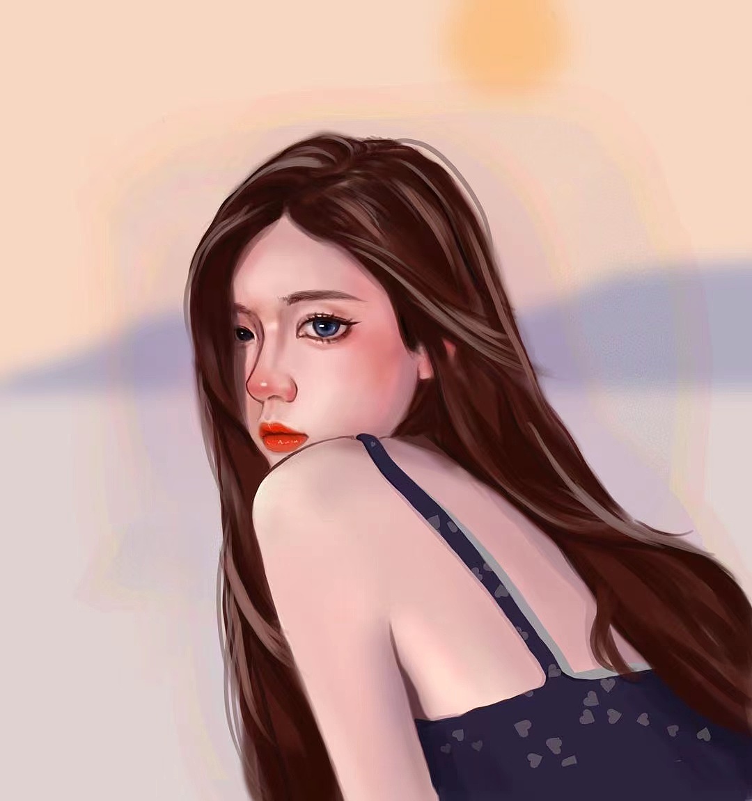 男女插画头像约稿