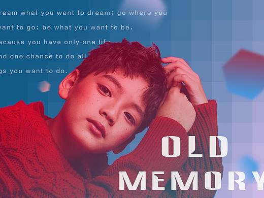 色彩/渐变人物海报