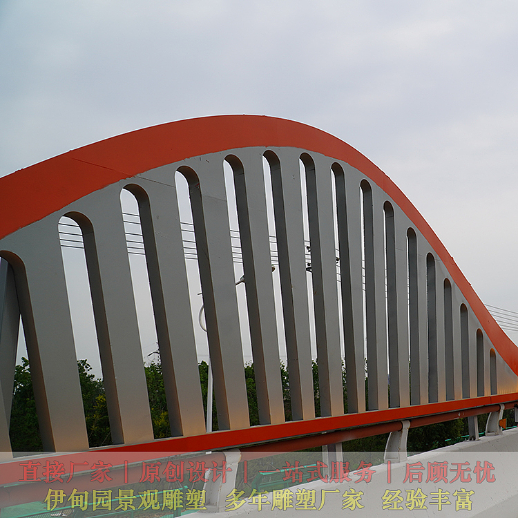 城市桥梁艺术护栏雕塑灯光护栏