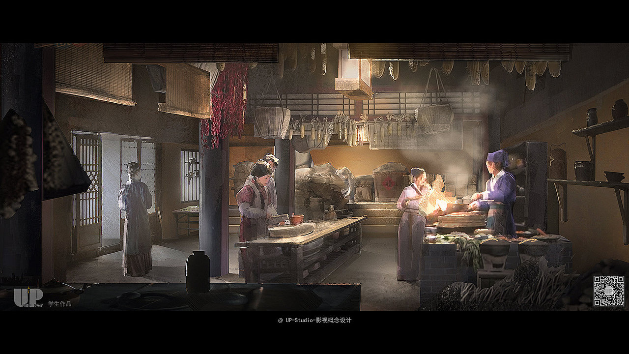 8举报44分享原创作品影视设定/分镜概念设计培训场景气氛图up studio
