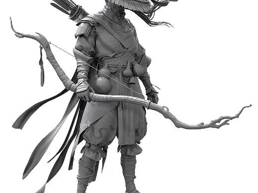 3D人物角色建模（个人主页-ZNjcxODkxNDQ=） - 人物/生物 - 站酷设计师Angel初晴原创素材 - 站酷ZCOOL