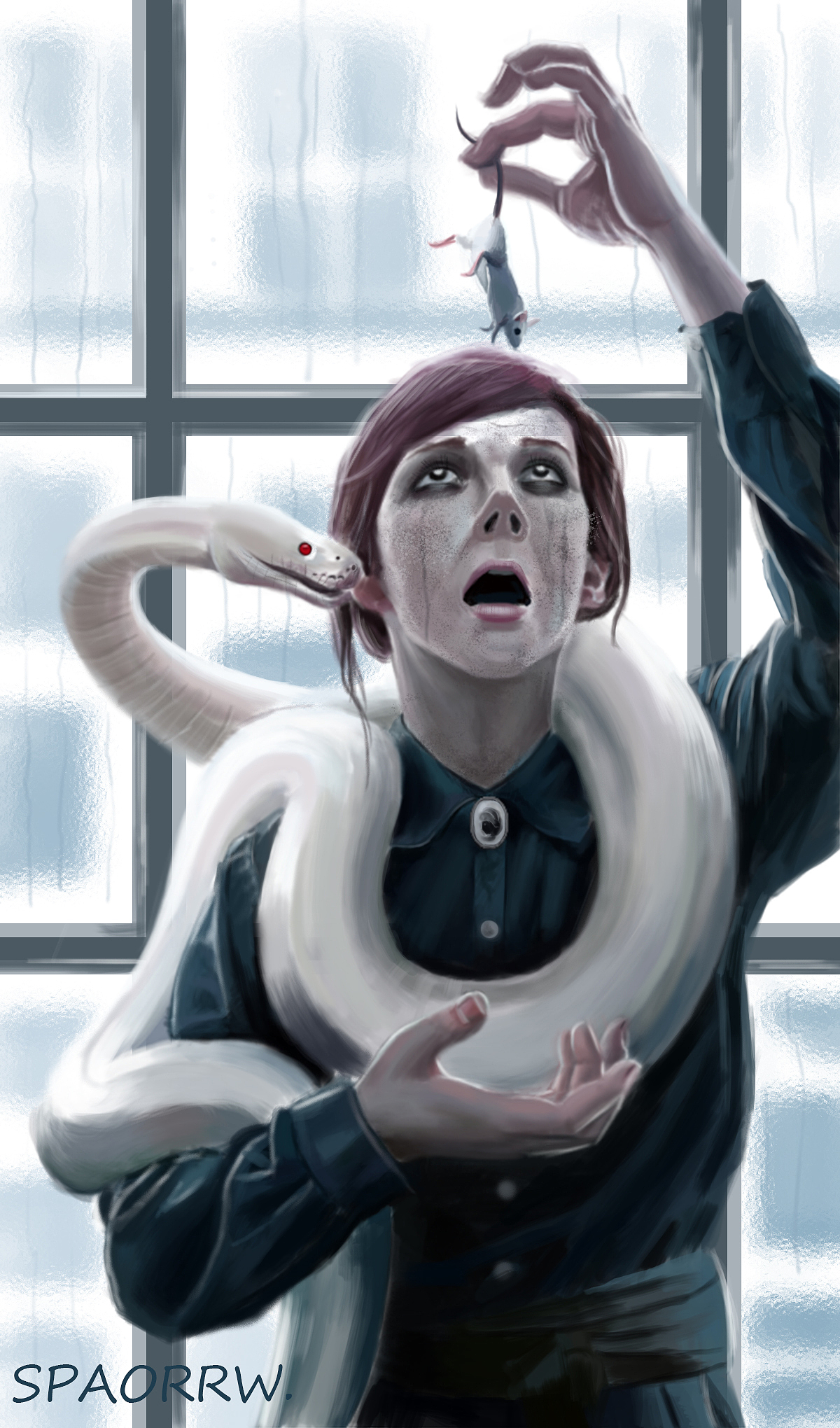 蛇男|动漫|单幅漫画|spaorrw_原创作品-站酷zcool