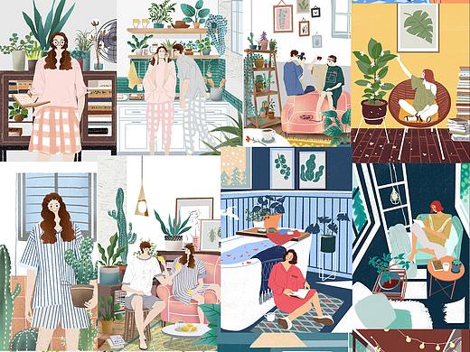 2018总结(插画与小练习)