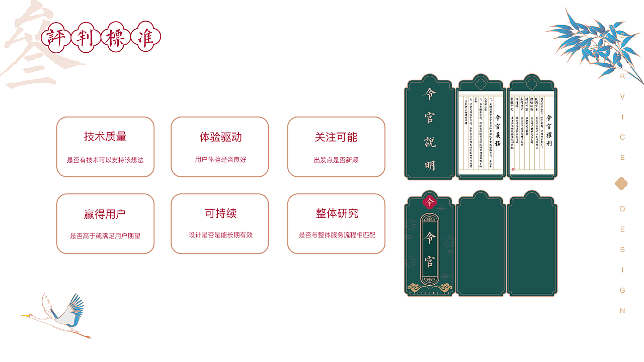 飞花令——中国风服务卡片使用工具包及衍生品设计