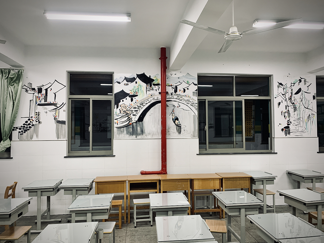 【常州市清潭中学美术教室环创】