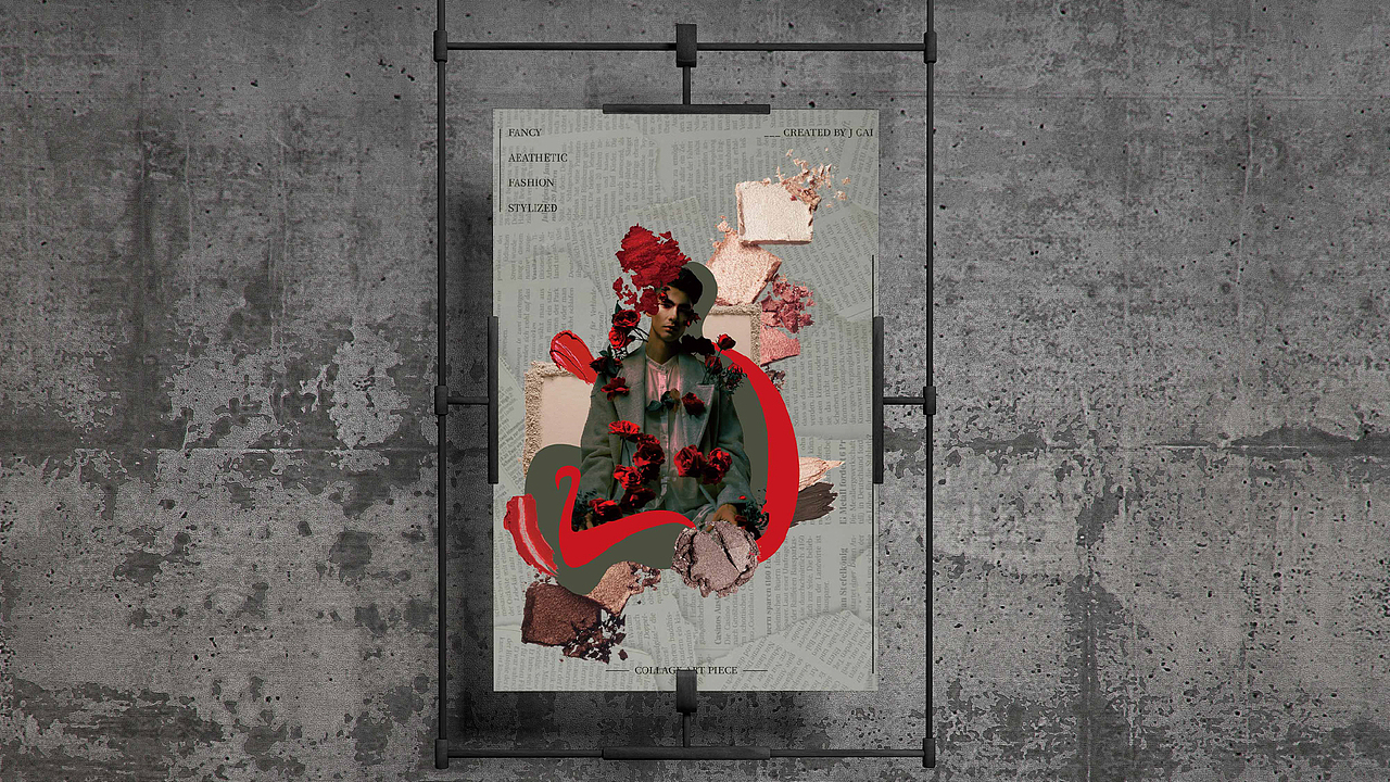 时尚人物海报设计 ｜ 拼贴设计 ｜ collage piece（图ZMjcxODA3MDky） - 海报 - 站酷设计师UntitledONE原创素材 - 站酷ZCOOL