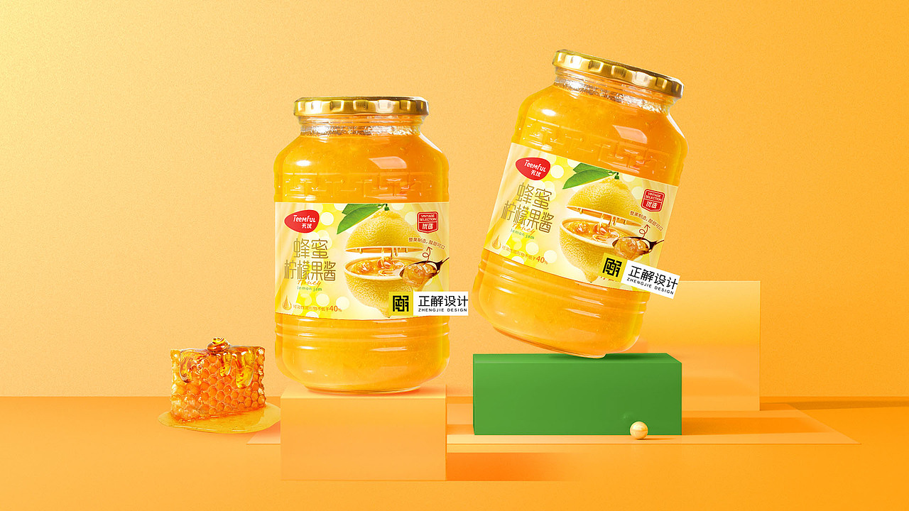 深圳正解×天虹 | 天优蜂蜜一系列果酱包装设计