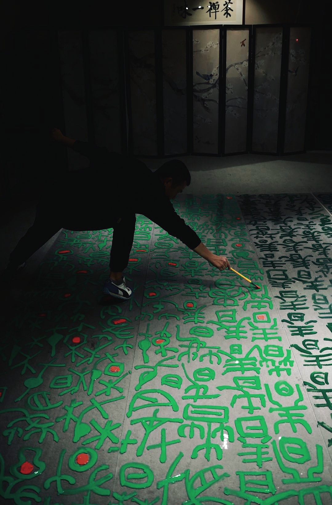 pvc书法装置创作