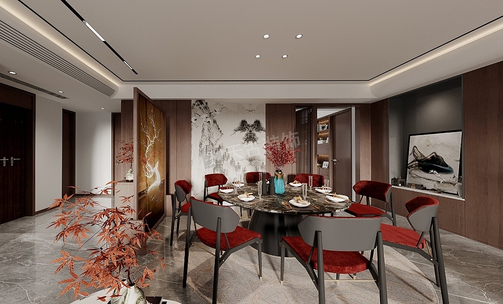 重庆壹号半岛装修,渝北大平层户型改造,设计师吉晓军