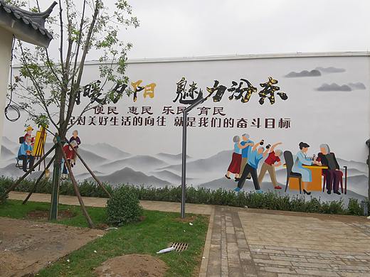 太原墙绘文化墙彩绘 太原文化墙 太原公园彩绘太原手绘