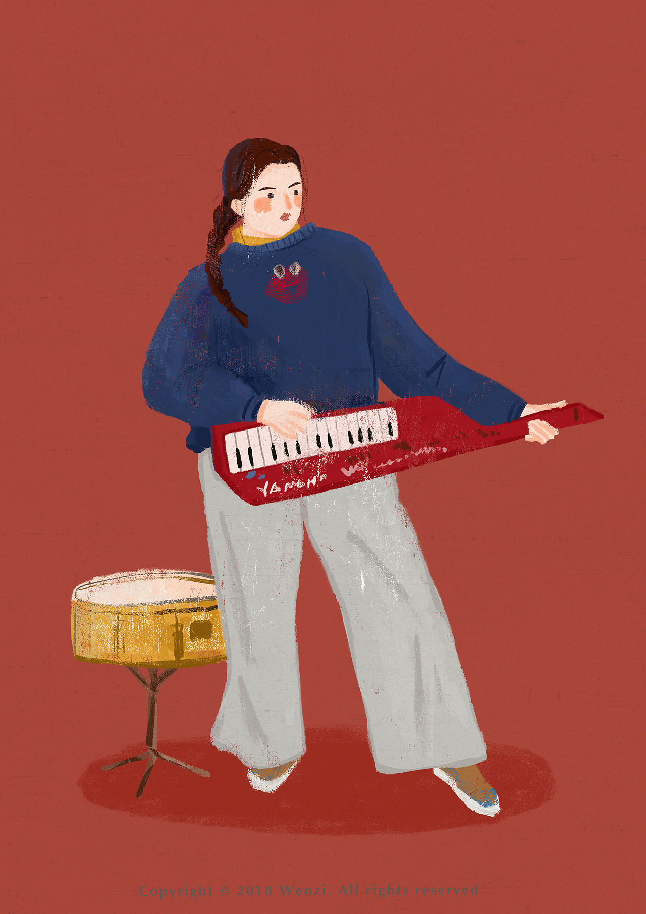 女孩系列 1（图ZMTMzODU3MzYw） - 创作习作 - 站酷设计师Julyeen原创素材 - 站酷ZCOOL