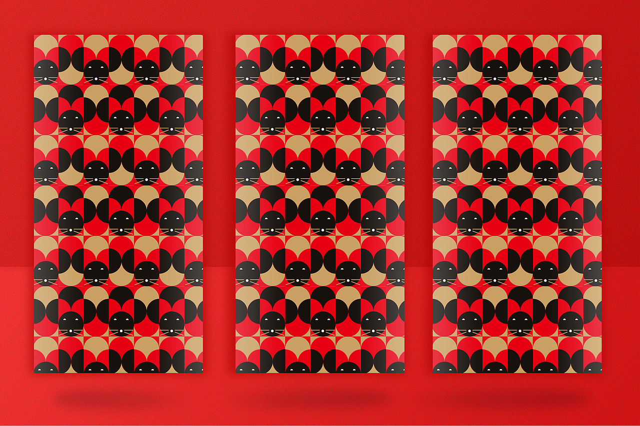 绝色风物 丨2020鼠年几何图案红包（图ZMTkzNTQzMzky） - 生活用品 - 站酷设计师龙天行原创素材 - 站酷ZCOOL