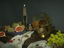 C4D Octane still life 室内静物场景搭配