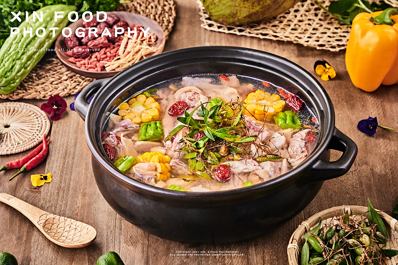 深圳美食摄影 |椰子鸡 煲仔饭 铁锅炖（图ZMjg3OTgyNjMy） - 美食摄影 - 站酷设计师守谷_原创素材 - 站酷ZCOOL