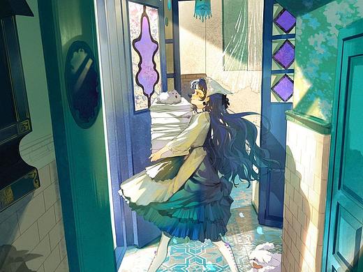 她的日常（個(gè)人主頁-ZNDg0MjU1NDA=） - 創(chuàng)作習(xí)作 - 站酷設(shè)計(jì)師翔腿頹原創(chuàng)素材 - 站酷ZCOOL