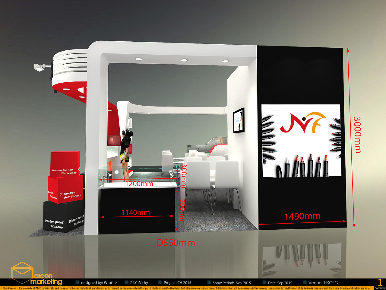 展位设计方案（图ZNDQyNDM3Mjg=） - 展陈设计 - 站酷设计师焕熊原创素材 - 站酷ZCOOL