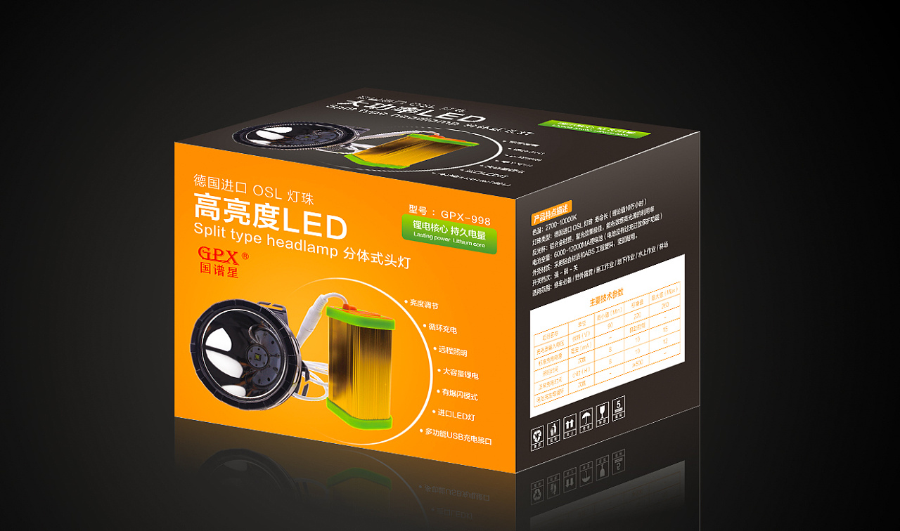      电器灯具包装盒
