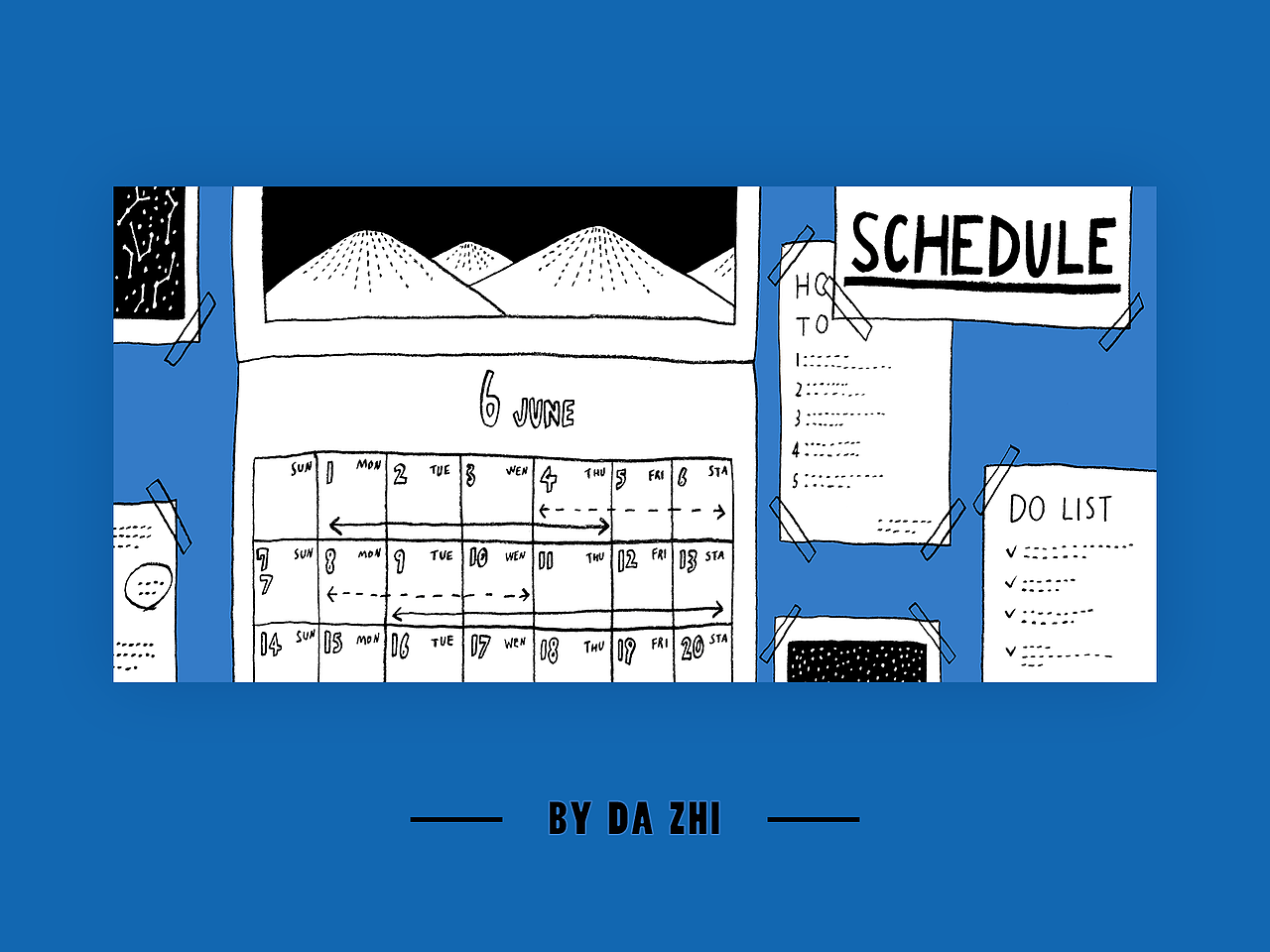 设计师日常~（图ZMTQ1OTY4NjM2） - 艺术插画 - 站酷设计师醒醒呀大智原创素材 - 站酷ZCOOL