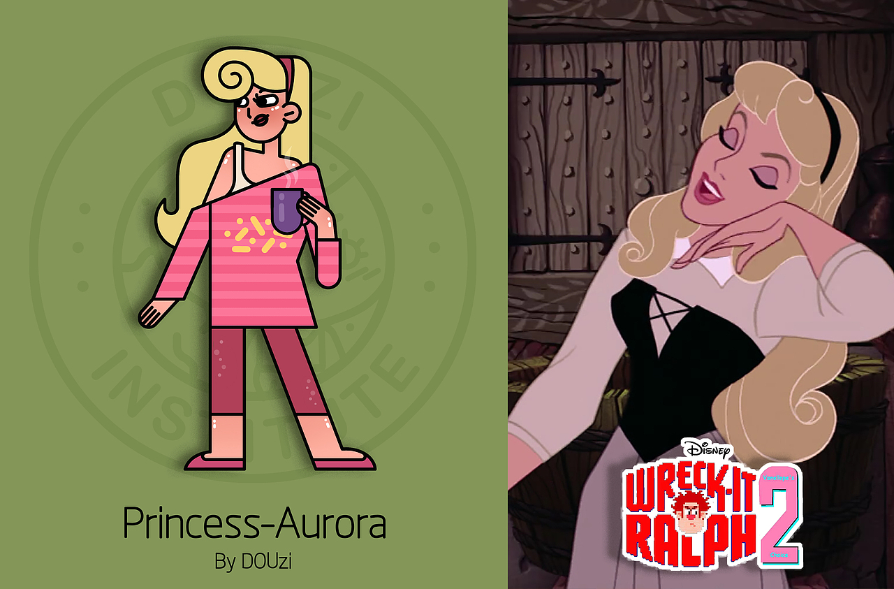 《无敌破坏王2》15个公主（图ZMTUyOTU1ODg4） - 创作习作 - 站酷设计师DOU_zi原创素材 - 站酷ZCOOL