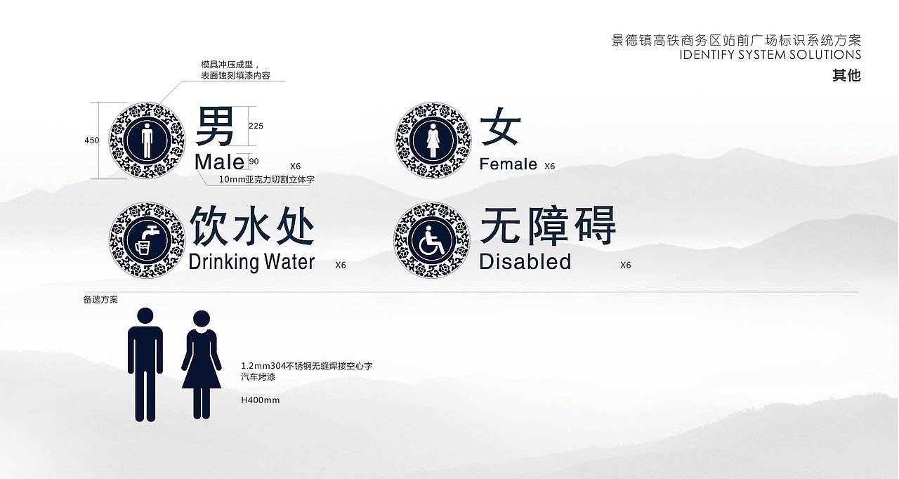 江西景德镇高铁北站导视系统提案