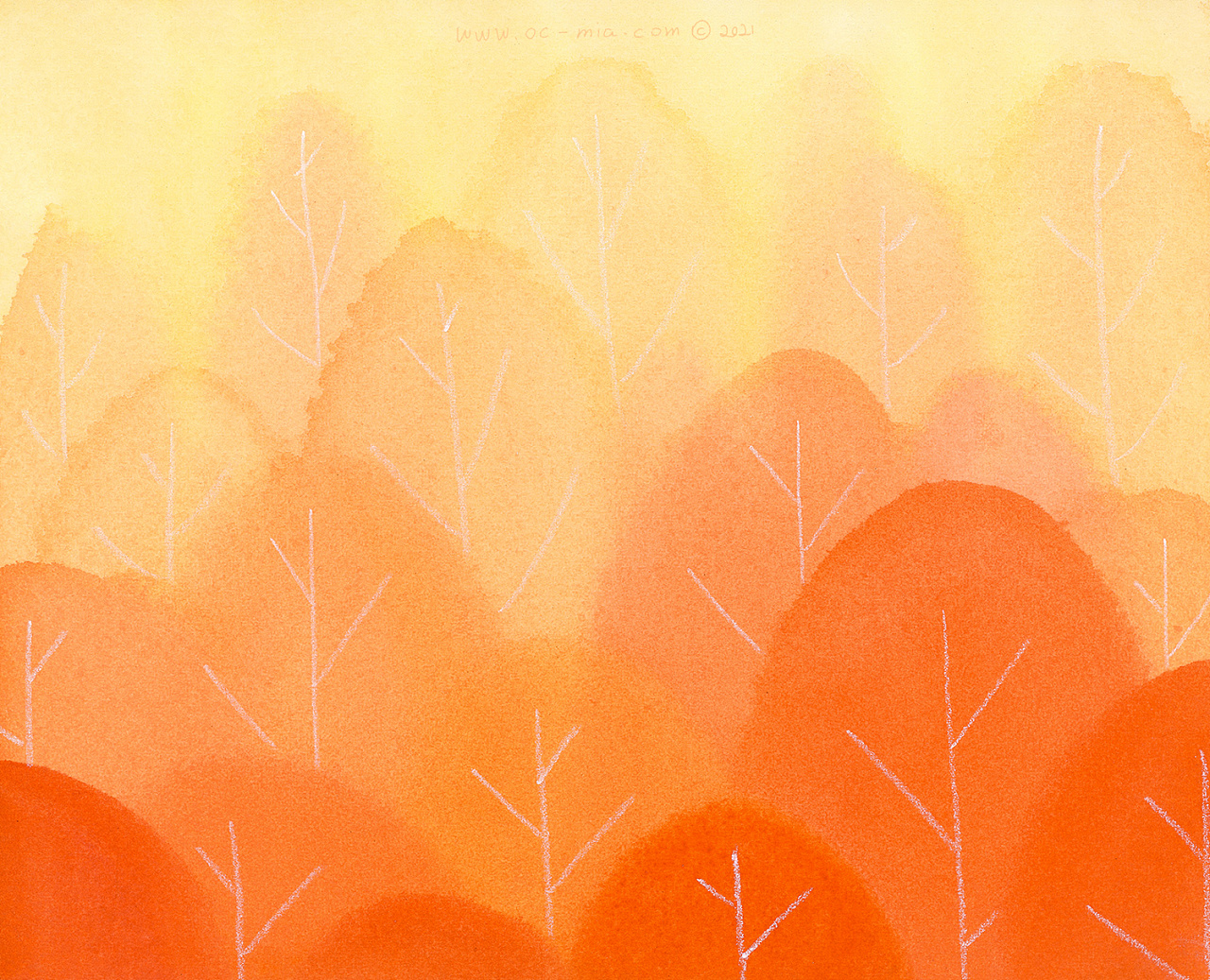 秋天|插画|创作习作|橘猫mia - 原创作品 - 站酷 (zcool)