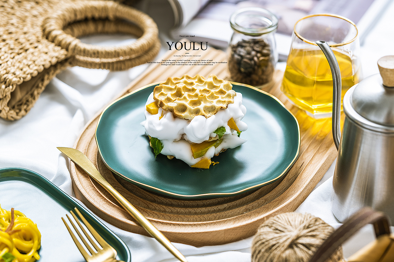 蓝器 ● 食（图ZMTY0NzE1OTEy） - 产品摄影 - 站酷设计师有鹿摄影视觉YOLU原创素材 - 站酷ZCOOL