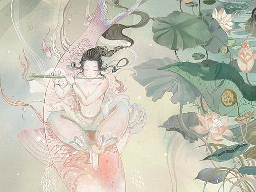 六月份作品「中华美食」「寂寞先生」「莲涟」