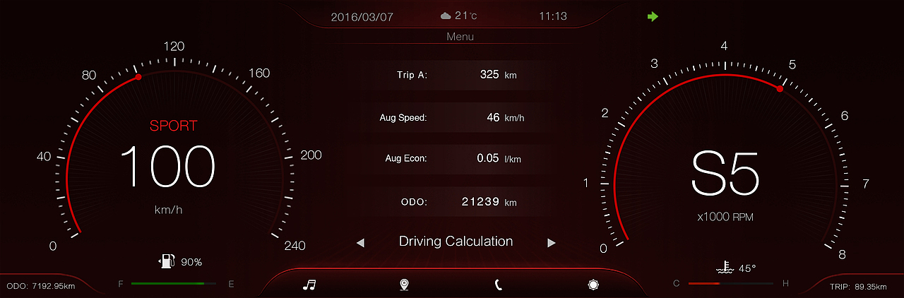 汽车仪表盘（图ZMTQ4OTE4ODYw） - 软件界面 - 站酷设计师YOUKI2原创素材 - 站酷ZCOOL