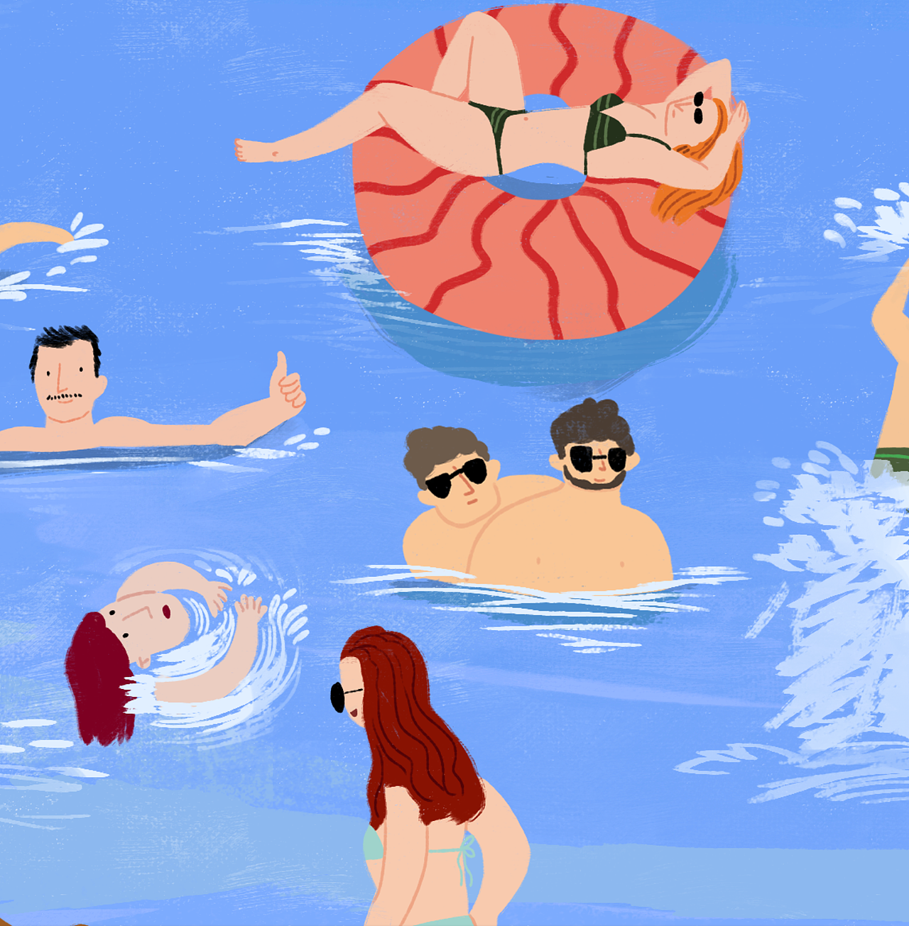 百人图···抓住夏天的小尾巴