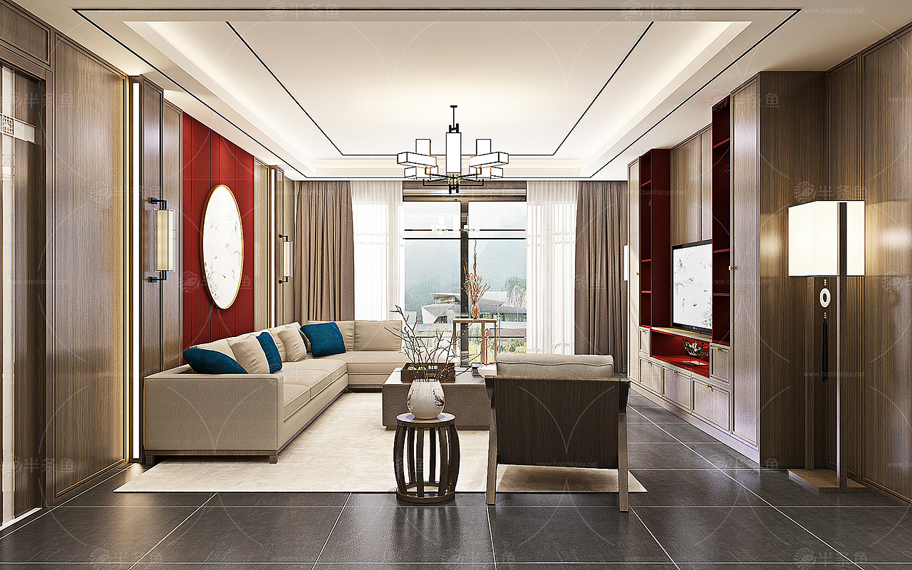 【新中式客厅】案例分享