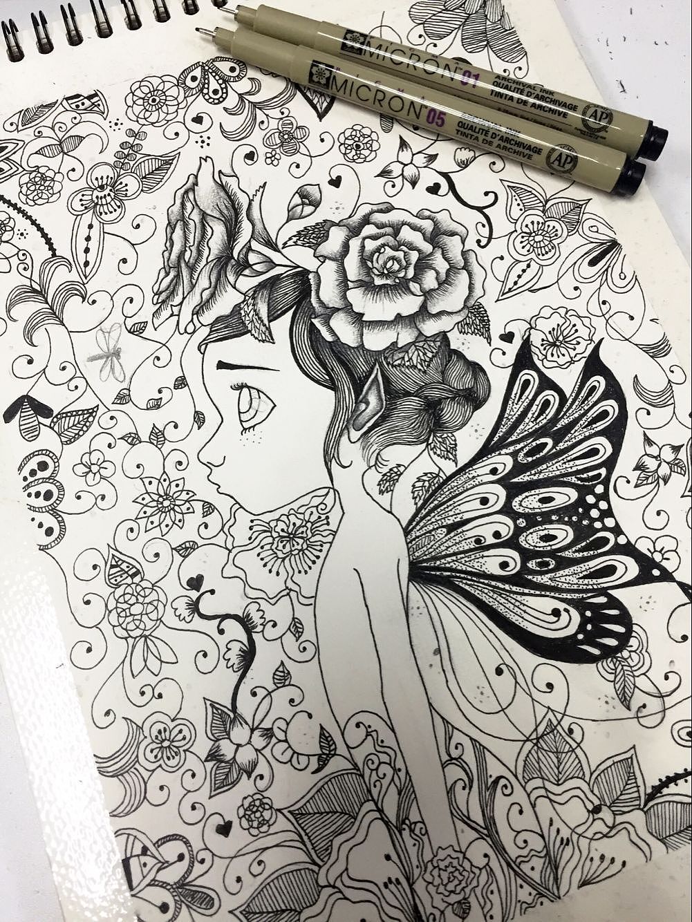 针管笔(2)——精灵