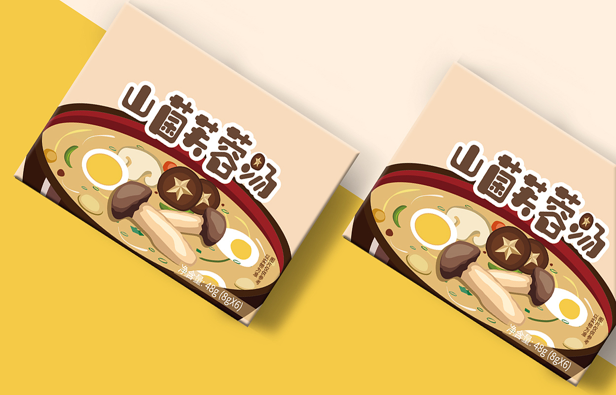山菌芙蓉汤包装（图ZMTI2ODUyOTUy） - 包装 - 站酷设计师楠山楠ww原创素材 - 站酷ZCOOL