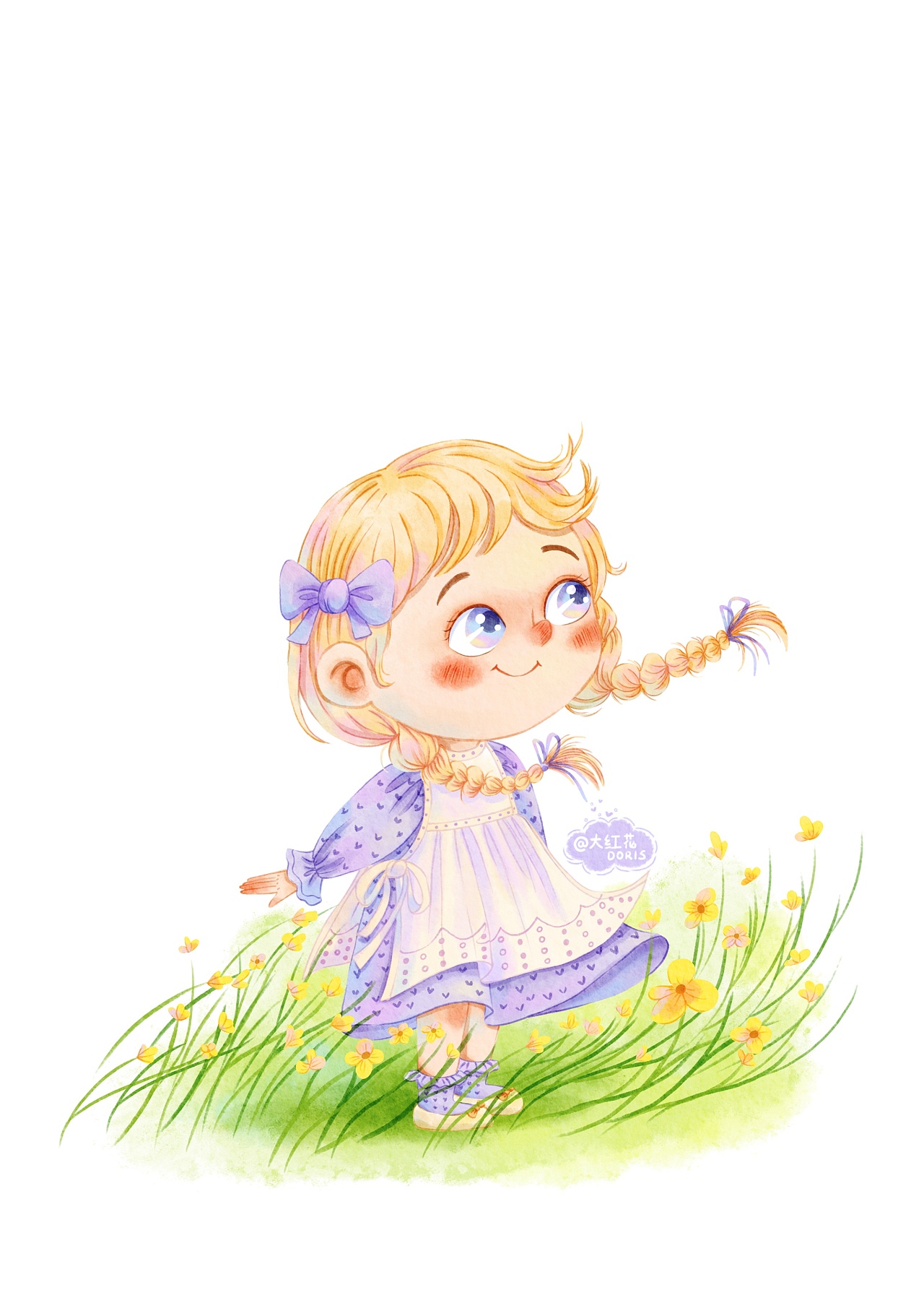 原创儿童插画 | 春天里的小可爱