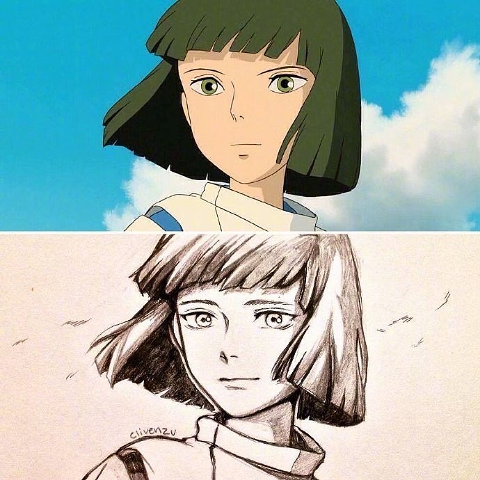 致敬宫崎骏（图ZMjIzNDQyNTQw） - 艺术插画 - 站酷设计师小插画家原创素材 - 站酷ZCOOL