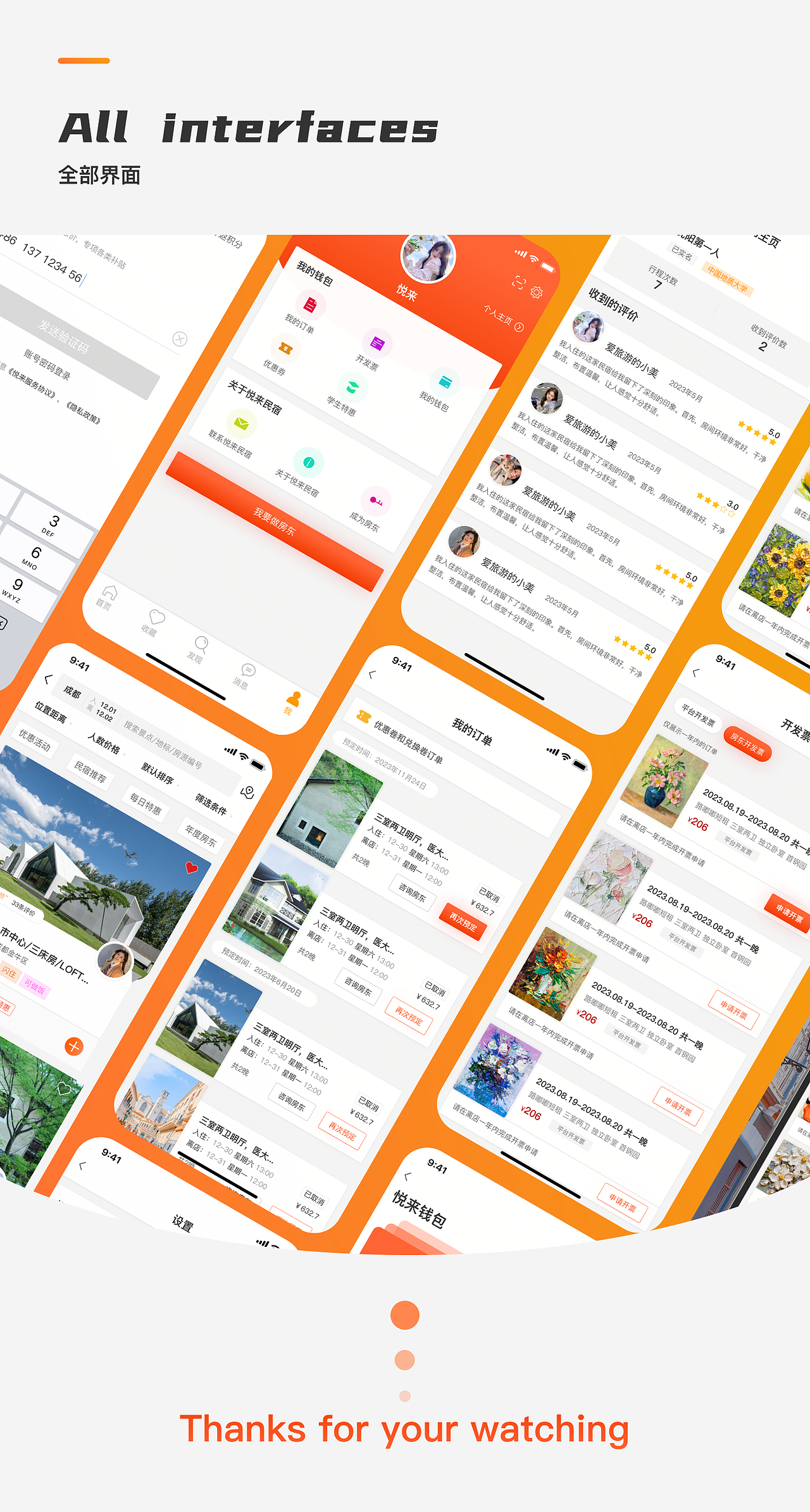 悦来民宿-APP作品展示（图ZMzYwMTU5MTM2） - APP界面 - 站酷设计师南河828原创素材 - 站酷ZCOOL