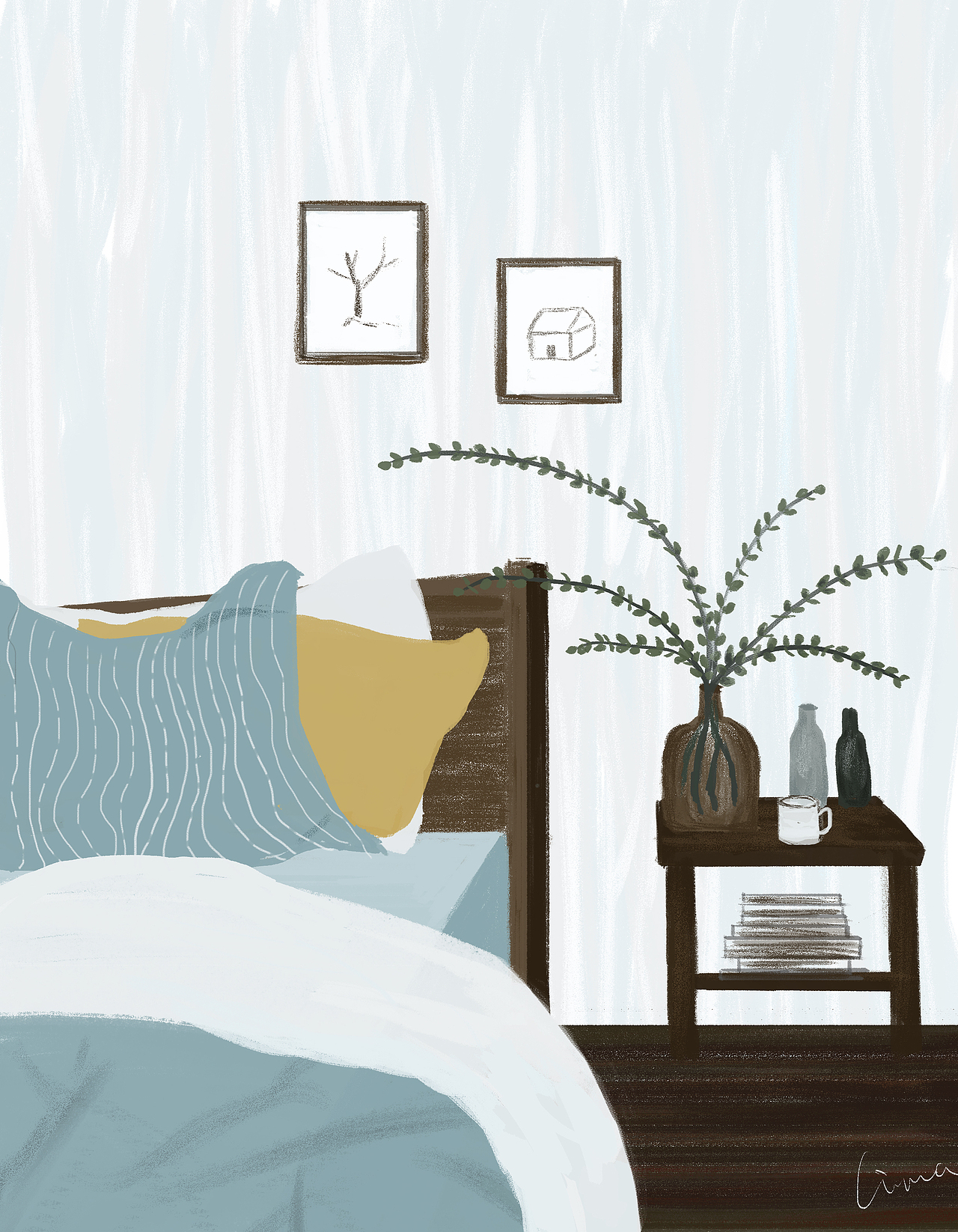 房间（图ZMTE2NTI0MTUy） - 商业插画 - 站酷设计师NANA林那原创素材 - 站酷ZCOOL