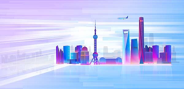 上海城市天际线建筑群的矢量插画01（图ZMjM4OTA3NzIw） - 商业插画 - 站酷设计师灵魂画师DJ药灵儿原创素材 - 站酷ZCOOL