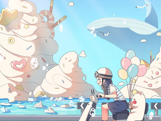 夏日清凉插画二