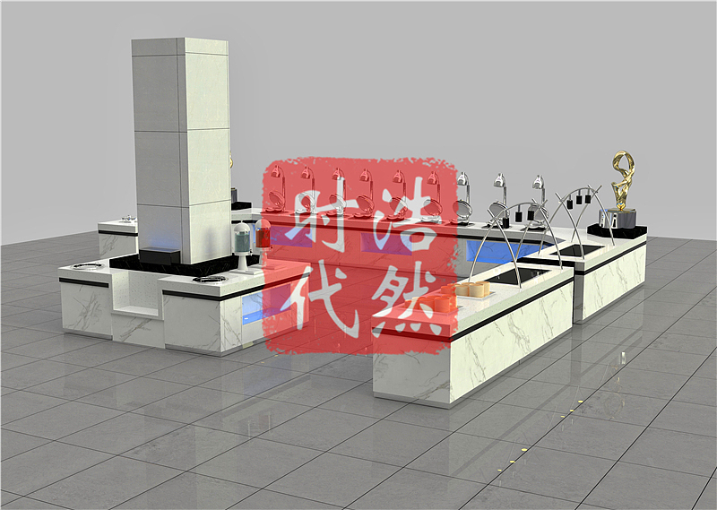 大理石折叠布菲台设计制作安装